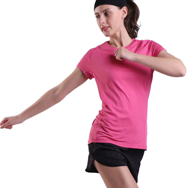Entraînement sportif pour femmes sportives à séchage rapide short de course avec poche zip