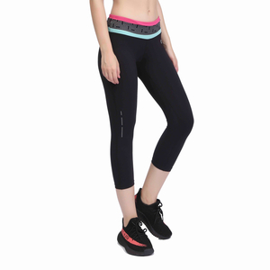 Femmes Cool Touch Color Block Taille Capri Tight