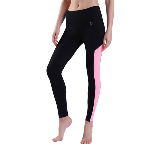 Pantalons de yoga de compression pour femmes Leggings d'entraînement Power Stretch pour femmes, contrôle du ventre à taille haute